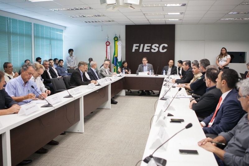 Análise foi apresentada em reunião na FIESC, nesta quarta-feira (20) (foto: Filipe Scottii)
