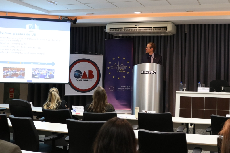 Conselheiro de comércio da delegação da União Europeia no Brasil, Joachim Jakonsen