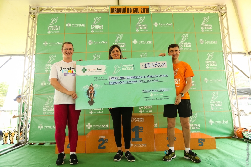 Resultado financeiro da etapa de Jaraguá será doado à Associação Jaraguá Mais Saudável. Foto: Thiago Braga