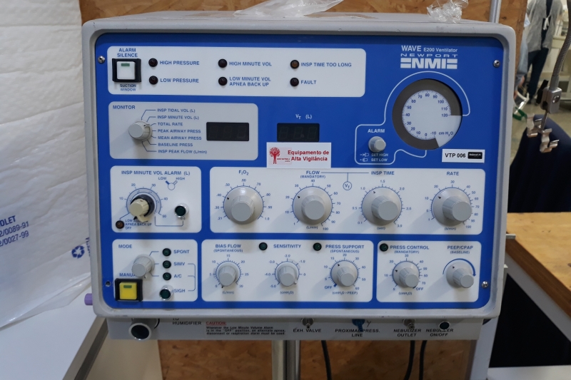 Equipamentos são restaurados e voltarão a ser utilizados em UTIs