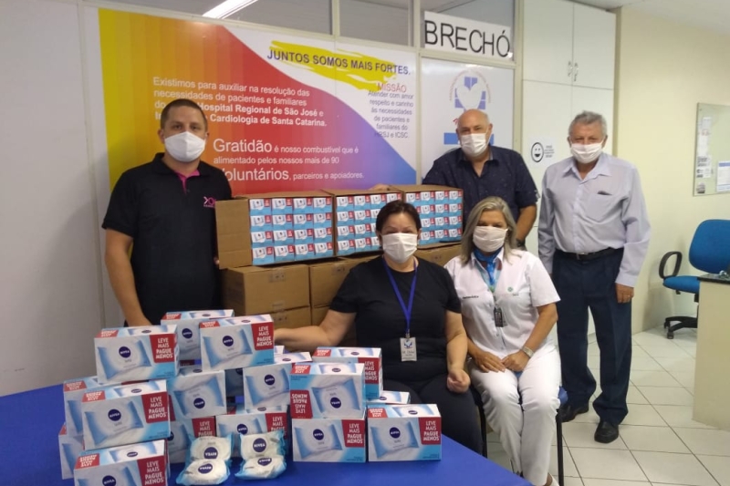 Associação Amigos do Hospital Regional recebeu 3,3 mil sabonetes