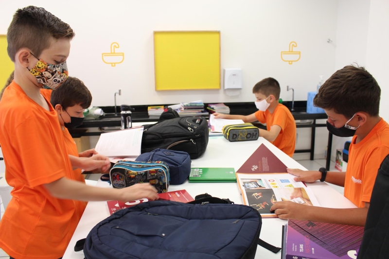 Estudantes do ensino fundamental de Rio do Sul. Foto: Debora Claudio