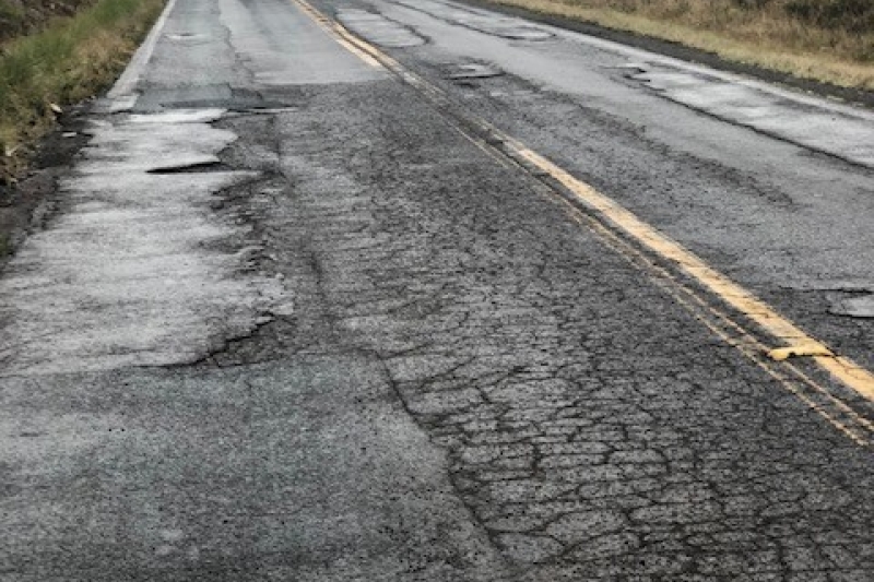 SC-150, no entroncamento com a BR-153 (foto: Ricardo Saporiti)