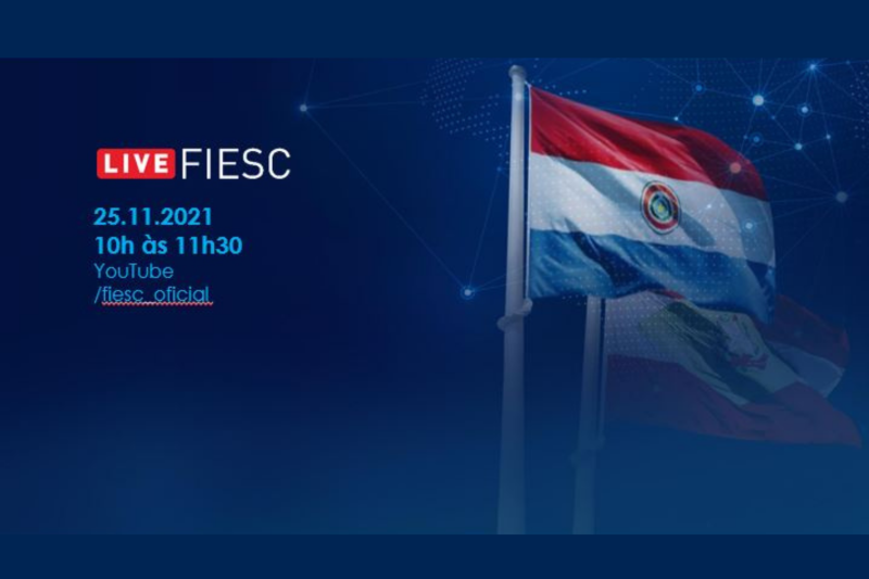 Transmissão será pelo YouTube da FIESC