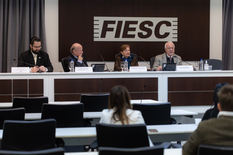 Reunião foi realizada na FIESC, em Florianópolis (foto: Filipe Scotti)