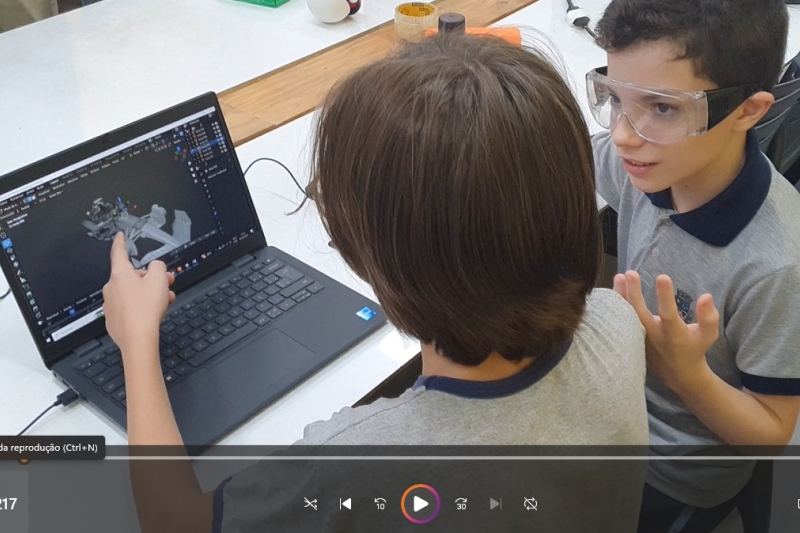 Projeto feito em computador