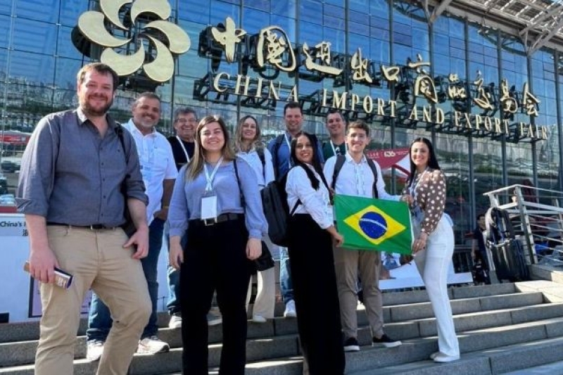 Missão à Canton Fair encerra com visita à 3 ª fase da feira. (foto: FIESC)