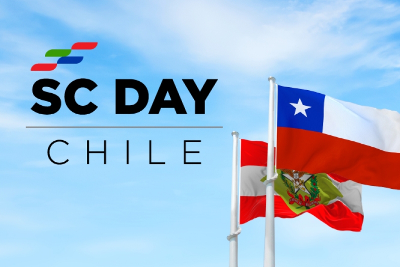 Indústrias catarinenses participam de rodadas de negócios com empresas chilenas. 