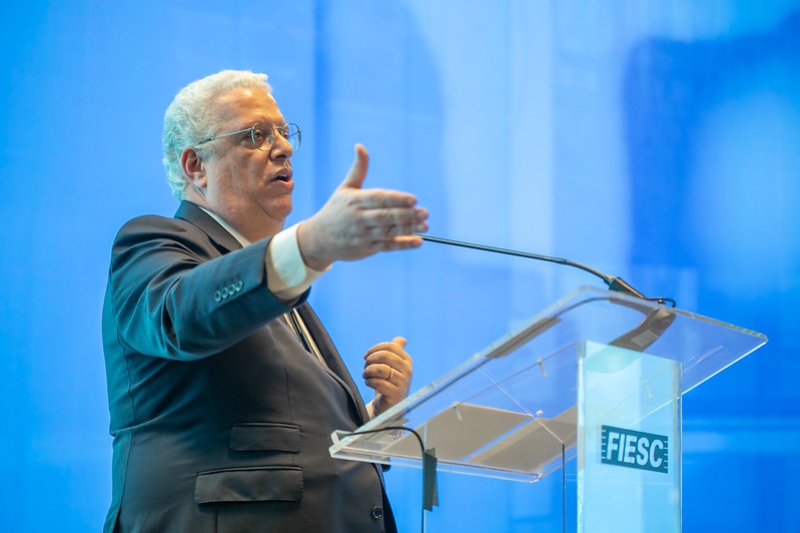 Portugal pode ser porta de entrada de SC para Europa, diz Pedro Reis. (Foto: Filipe Scotti)
