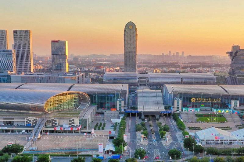 Feira multissetorial chinesa é a maior do mundo. (Foto: Dilvulgação)