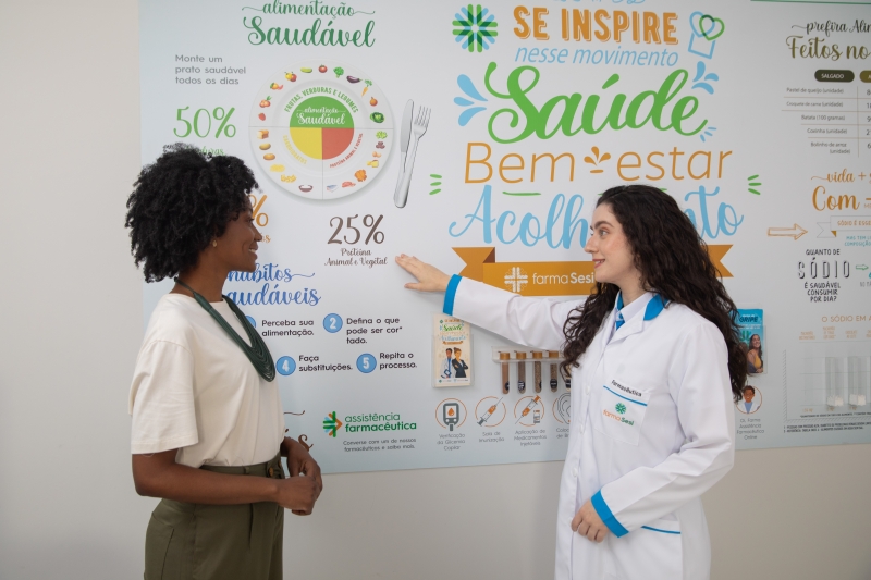 farmaSesi realiza mais de 95 mil assistências farmacêuticas em SC, mostra levantamento