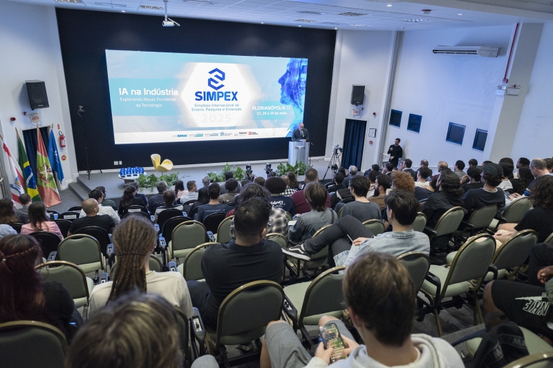 Simpósio do UniSENAI sobre inteligência artificial reúne mais de 1,7 mil participantes